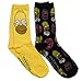 The Simpsons Homer Men's Casual Crew Sock Set Pack of 2