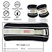 SHOUNg Reflective Ankle/Wrist Weights (1 Pair) with Adjustable Strap for Fitness, Workout, Exercise, Walking, Jogging, Gymnastics, Aerobics and Gym (Black, 10lbs)