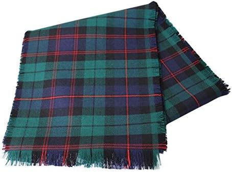 Authentic Tartan 100% Wool Plain Full Fringed Sash - Red Hackle