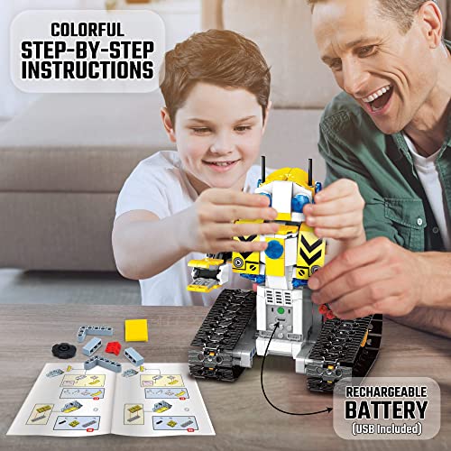 Remote Control Robot Building Kits with Remote & App 385Pcs Brick