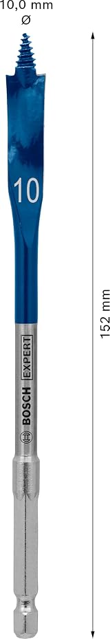 Bosch EXPERT Self Cut Speed Spade Drill Bit 10 mm Hex Shank 152 mm view 3