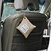 DRIVE Natural Car Air Freshener (Beige) - Best Auto Purifier is Certified Moso Bamboo Activated Charcoal 220g - Unscented Deodorizer, Drying Bag Removes Allergens & Moisture - Prevents Bacteria Mildew