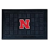 FANMATS NCAA University of Nebraska Cornhuskers Vinyl Door Mat