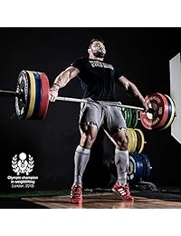 Par de correas de muñeca para levantamiento de pesas, levantamiento de pesas, levantamiento de potencia, entrenamiento de fuerza funcional, en forma de V, para hombres y mujeres