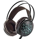 marsboy Gaming Headset Xbox One, Gaming Headset with Mic 3.5, LED Headset for Computer Breathing Light, Gaming Headset for PS4 Xbox One Light and Comfy