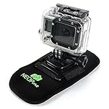 First2savvv-GOBBDD01-Black-Bag-Backpack-Strap-secure-Clamp-Mount-360-Degree-Rotation-for-Gopro-Hero-4-3-3-2-1