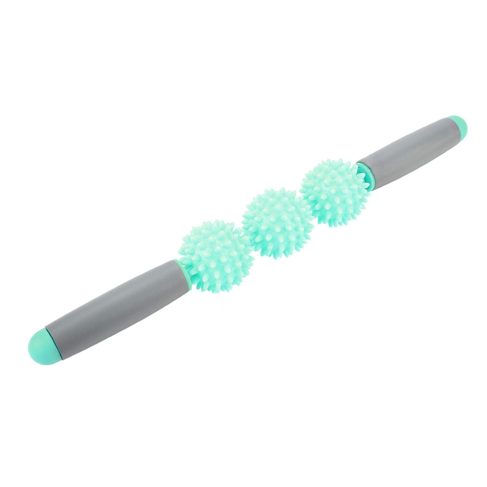 Yoga Stick Sports Fitness Foam Massage Roller for Deep Tissue Muscle Massage, for Back Arms Shoulder Leg(Green)