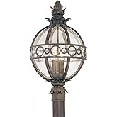 Troy Lighting Campanile-3 Light Outdoor Post Lantern-13.88 Inches Wide by 24 Inches High