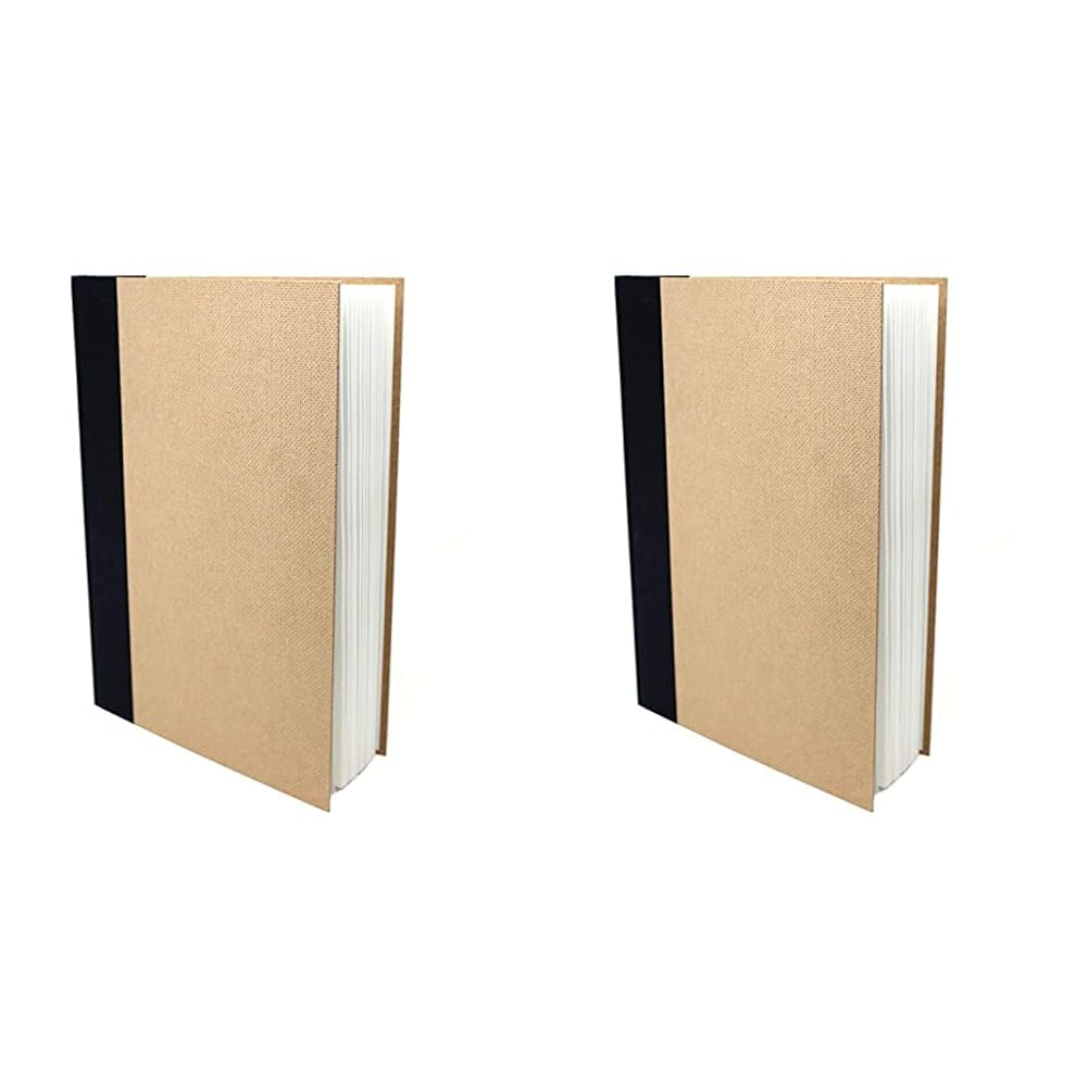 Artway Enviro Recycled Hardback A4 Sketchbook - Portrait - 92 Sides (46 Sheets) of 170gsm Recycled Cartridge Paper, White (Pack of 2)