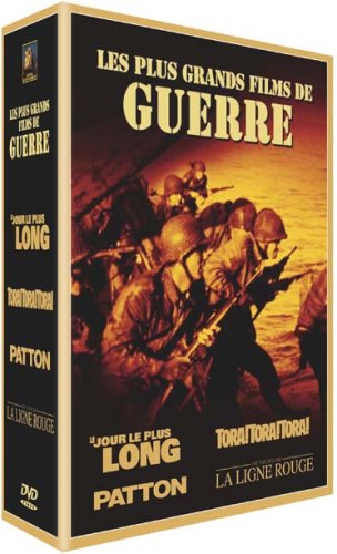 Les Plus Grands Films De Guerre - Le Jour Le Plus Long + Tora ! Tora ! Tora ! + Patton + La Ligne Rouge - Pack Spécial