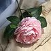 KIRIN Fake Flowers,Artificial Flowers Plants 8 Pcs Silk Plastic Rose Flower Arrangements Wedding Bouquets Decorations Floral Table Centerpieces for Home Kitchen Garden Party Décor