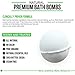 Zarwiiz Bath Bombs Gift Set - Hand Made Natural Organic Lush Bomb With Shea Butter Cocoa & Essential Oils Spa Like Fizzies (Pack of 8)