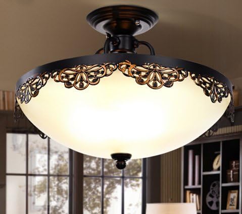 American Vintage Pendant Lamp Balcony Lamp Nordic Creative Buffet Hall Pendant Lights Table Lamp Tea Room Chandelier Art [Energy Class A+]