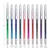 ParKoo Erasable Gel Pens, 0.7 mm Fine Point, No Need for White Out, 10 Assorted Colors for Planners and Crossword Puzzles
