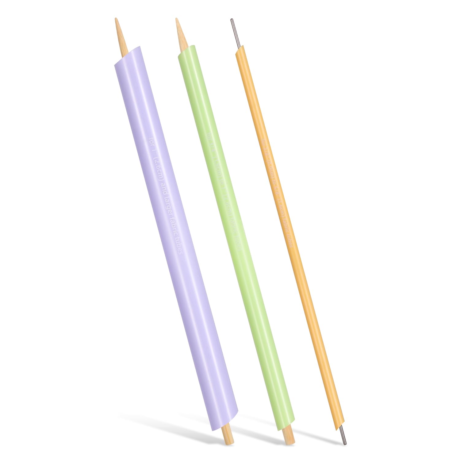 3pcs Quick Turn Fabric Set, Tube Turners for Sewing Threading Fabric Tube Turners Multifunctional Fast Turning Tool for Sewing Knitting DIY Crafts, 3 Sizes