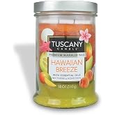 Tuscany Candle Hawaiian Breeze Long-Lasting Scented Jar Candle, 18 oz
