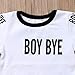 Emmababy Kids Baby Girls T-shirt Tops Summer Autumn Mesh Hole Denim Pants Jeans Harem Leggings Outfits Clothes (White, 6-12M)