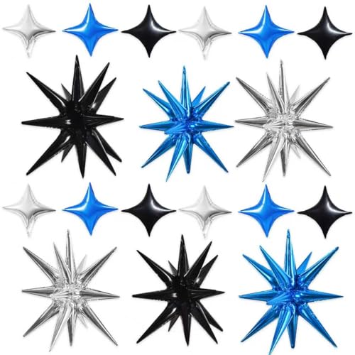 Four Set-blue Black Silver