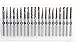 20 Pieces 1/8' Tungsten Carbide Rotary File Bit for Wood Carving, Drilling and CNC Router Engraving