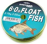 Drennan Float Fish Line 6lb Olive Green 100m Spool New Version