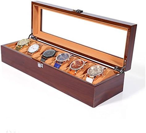 Power uk Wooden Retro 12 Watch Box Watch Storage Box Finishing Mechanical Watch Collection Display Box