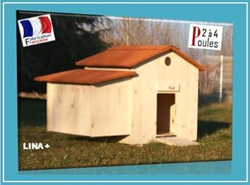Poulailler Bois Douglas Lina Pondoir Additionnel 100 Français Pour