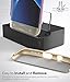 Galaxy S7 Edge Case, Vena [iSlide][Two-Tone] Dock-Friendly Slim Fit Hard Case Cover for Samsung Galaxy S7 Edge (Lavender/Champagne Gold)