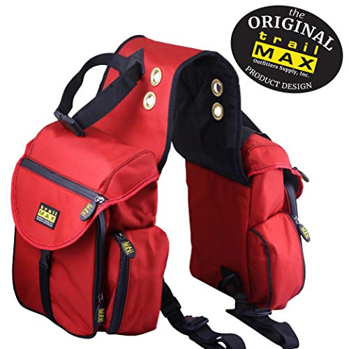 TrailMax 500 Series Insulated & Padded Back Saddlebags for Horse Trail