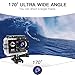 Sport Video Camera 4K WiFi Action Camera Waterproof Camera -hd 1080p, Bike Camera Underwarter Camera 4K with Multi Accessories for Snorkeling