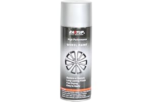 EASTUP Premium Metallic Acrylic Enamel Wheel Paint Bright Silver- Brilliant Finish, High Durability, Fade-resistant, Quick Drying Rim Coating Spray Paint