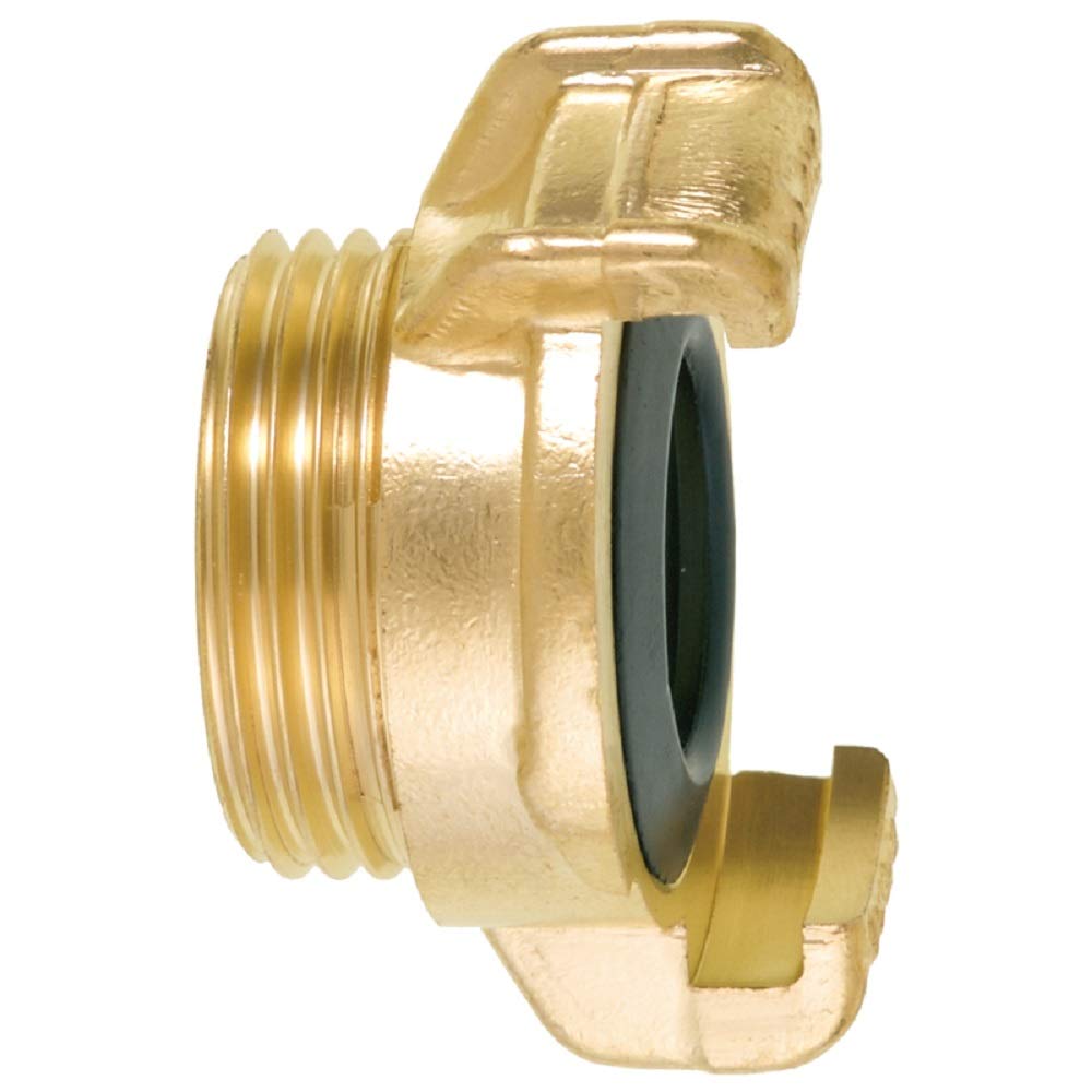 Karasto GEKA-Plus Threaded Adaptor 1 Inch Male Thread Brass Fitting, 7 x 5 x 5 cm 06124358