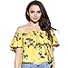 BLDO Women's Summer Ruffle Off Shoulder Floral Cute Loose Blouse Tops