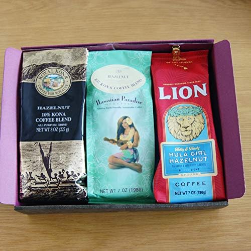 Amazon ハワイ コーヒー ギフト ヘーゼルナッツ 飲み比べセット 父の日 ギフト 誕生日プレゼント 内祝い 記念日 結婚 出産 誕生日プレゼント ハワイアン コア コーヒー豆 通販