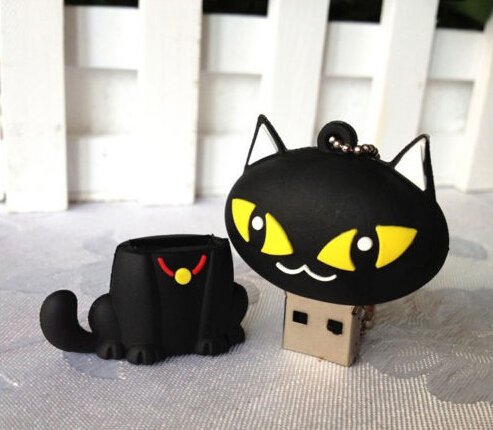 Cute Black Cat Model Storage 8GB USB 2.0 Flash Drive Memory Stick Thumb Pen Drive