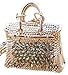 AM Landen Gold Rhinestone Handbag Keychains Handbag Charms PurseGift Key-chains