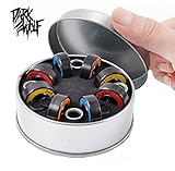 Skateboard Bearings - 8 Set ABEC 9 Skate Bearings, Came with Spacers and Washers,Multi-color