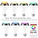 1byone Wireless Bluetooth 4.0 Speaker Dimmable Multicolored LED Light Bulb
