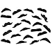 2 x Rhode Island Novelty Adhesive Mustache Set