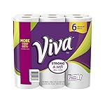 VIVA Choose-A-Sheet Paper Towels, White, Regular Roll, 6 Rolls