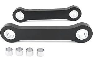 KIYNMRE Compatible with Suzuki DR650 DR 650 2PCS Moto Lowering Links Kit Motorcycle Accessories Rear Suspension Cushion Conne