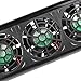 BOYU iPettie Aquarium Cooling System Fan Chiller + AC Adapter (3 Fan)
