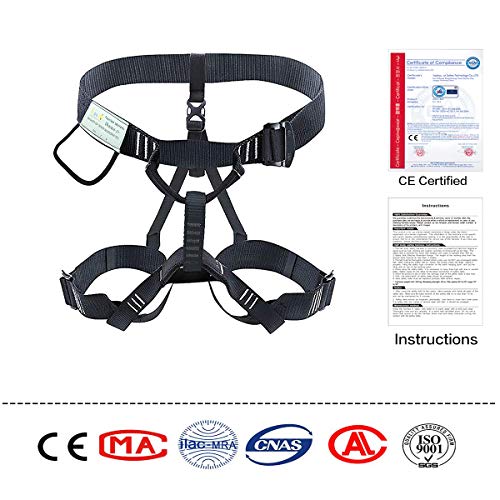 Heejo Climbing Harness Professional Mountaineering Rock Climbing Harness,Rappelling Safety Harness - Work Safety Belt