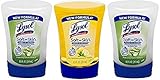 Lysol No-touch Antibacterial Hand Soap Refill Lemon and Aloe Vera - 3-pack