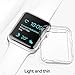 iwatch 42 mm Screen Protector, TIRIO iwatch 3 Screen Protective Case TPU hd Clear All-Around 0.3mm Ultra-Thin Soft High Transparency Full Cover Protector for New Apple Watch Series 3/2/1 42mm（2017）