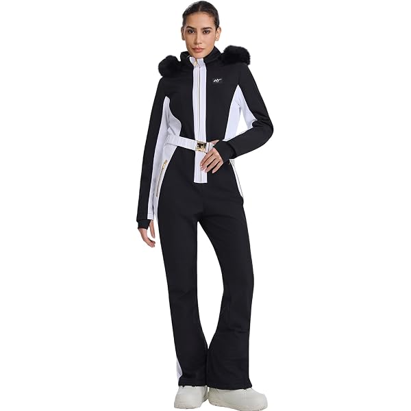 Amazon.com: YEEFINE Womens Ski Suit One Piece Snowsuit Slim