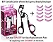 Express Beauty Boutique Eyelash Curler Curling Set with Silicone Refill Replacement Pads Pink, 5pc