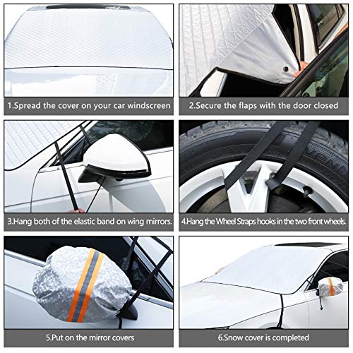 6 Windshield+Rainproof+Protection+Protector+Thickened