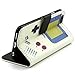 iPhone 6/6S Case, Jenny Shop Fashion Style PU Leather Flexible Stand Feather with Built-in Card Slots Cash Pocket Flip Cover Magnetic Closure Cover Case for Apple iphone 6/ iPhone 6S (Game Boy)