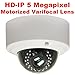 GW Security 8MP H.265 UltraHD 3840 x 2160P Network PoE Weatherproof 4K Microphone Security IP Dome Camera with 2.8-12mm Motorized Zoom Lens (VD8071MMIC)
