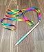 Satin Ribbon Gradient Rainbow Double Side Rainbow Colorful Printed 50 Yard 3/8